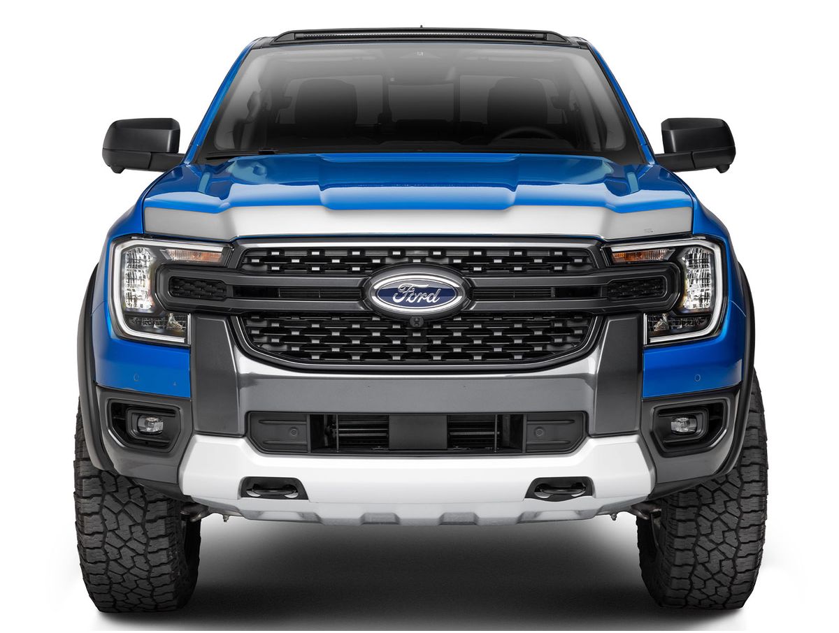 24-25 Ford Ranger Husky Liners 2892266 Aeroskin Hood Protector - Chrome
