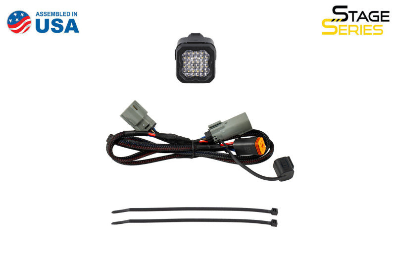 22-24 Ford Maverick Diode Dynamics DD7766 C1 Sport HitchMount LED Pod Reverse Kit