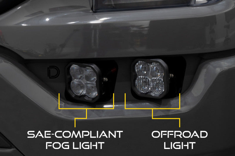 21-23 Ford F-150 Diode Dynamics DD7315 SS3 LED Fog Pocket Kit - Yellow Max